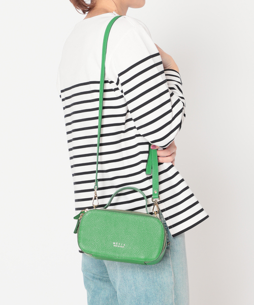 IENA(イエナ)の「【NOVIA /ノヴィア】ラウンドバッグ◆(ショルダーバッグ・レディース・イエロー/グリーン/グレー系その他2・FREE)」の13枚目の写真