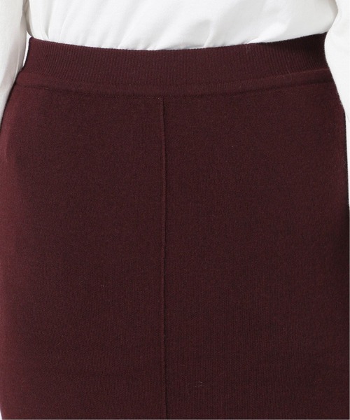 SLOBE IENA（スローブイエナ）の「ウォッシャブルウールニットスカート【ウエストゴム/手洗い可能】◆（スカート・レディース・ブラック/ベージュ・38/36）」の16枚目の写真