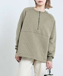 LUPILIEN | 【LUPILIEN】カットキルティングハーフジッププルオーバー(Tシャツ/カットソー)