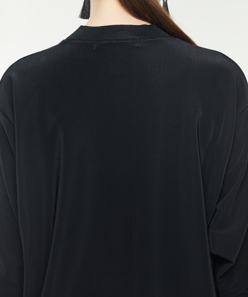 TOGA PULLA（トーガ　プルラ）の「【TOGA PULLA/トーガプルラ】ピケジャージープルオーバー TP21-JK23-（Tシャツ/カットソー・レディース・ブラック/ピンク・36/38）」の18枚目の写真