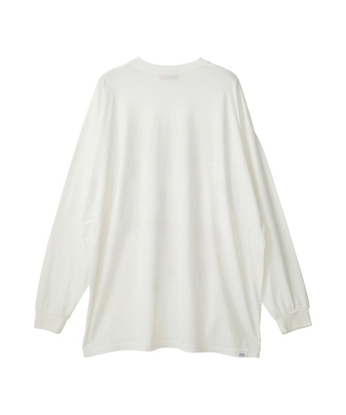 HYSTERIC GLAMOUR（ヒステリックグラマー）の「GIRLS STONE オーバーサイズTシャツ（Tシャツ/カットソー・レディース・ホワイト/パープル/グレー・FREE）」の4枚目の写真