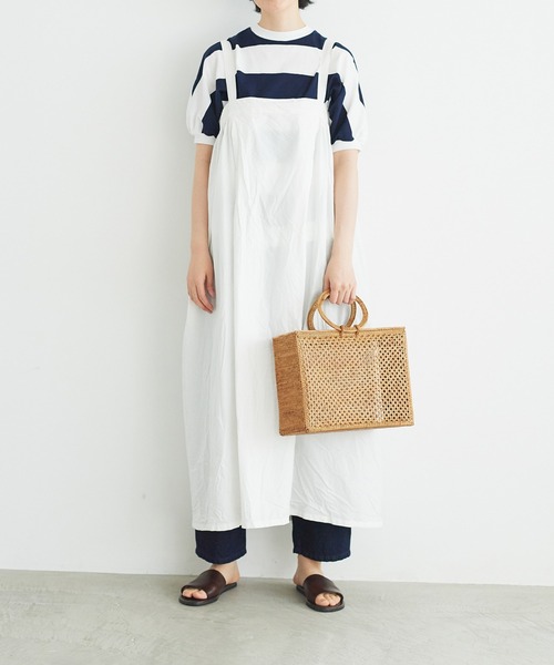 本物今季ブランド セール Amb100貨 Yarmo Brace Gather Dress ワンピース Note Et Silence ノートエシロンス のファッション 高価値 Arenatheatre Net