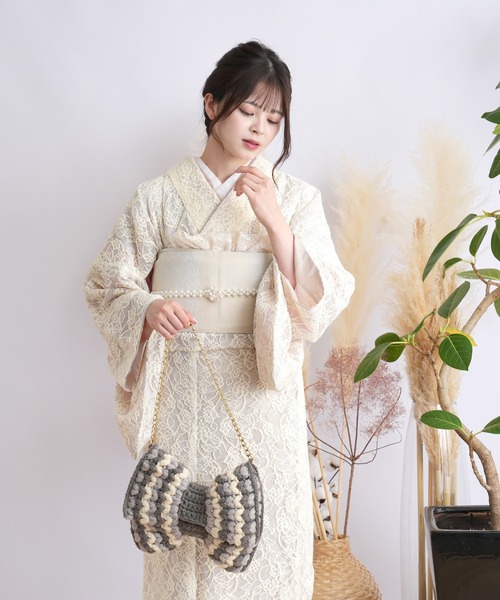 utatane(ウタタネ)の「袷着物 日本製レース(着物)」 - WEAR utatane(ウタタネ)の「袷着物 日本製レース(着物)」 - WEAR