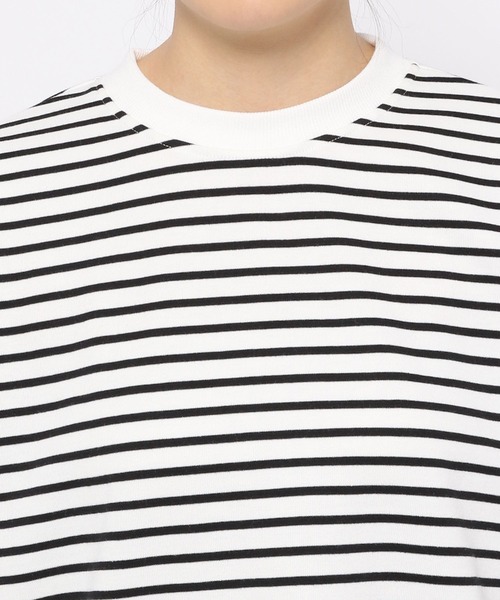 PAGEBOY（ページボーイ）の「ボーダーボリュームスリーブプルオーバー（Tシャツ/カットソー・レディース・マルチ/オフホワイト・FREE）」の13枚目の写真