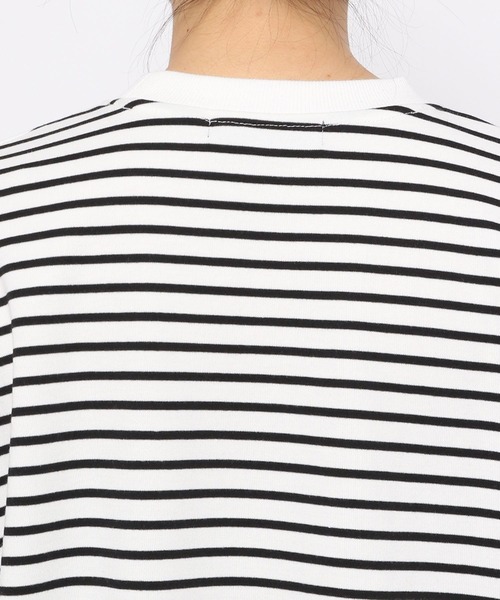 PAGEBOY（ページボーイ）の「ボーダーボリュームスリーブプルオーバー（Tシャツ/カットソー・レディース・マルチ/オフホワイト・FREE）」の17枚目の写真