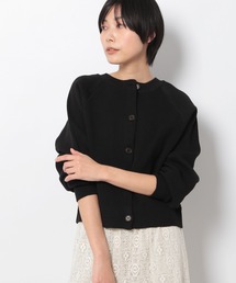 LAKOLE | ダブルジャカードラグランショートカーディガン / 267651(カーディガン/ボレロ)