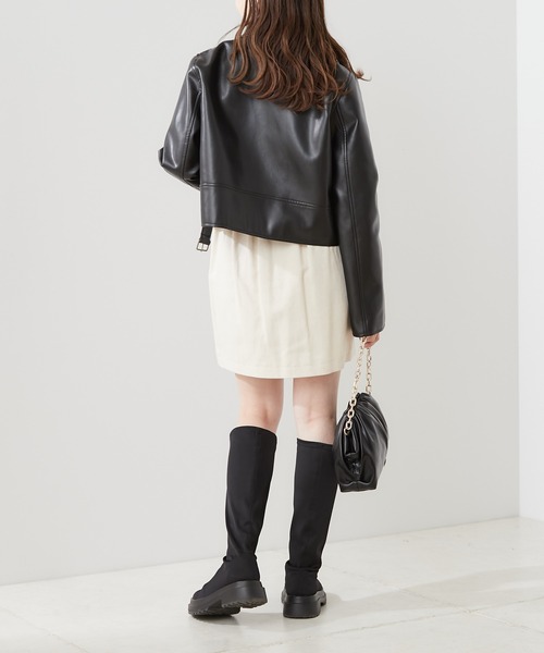 Chico（チコ）の「【LINNEE】サイドポケット台形ミニスカート