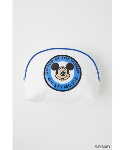 ミッキーポーチえむ エム ジップ ペンケース 赤 DMZ-401 テンヨー M-ZIP ディズニー