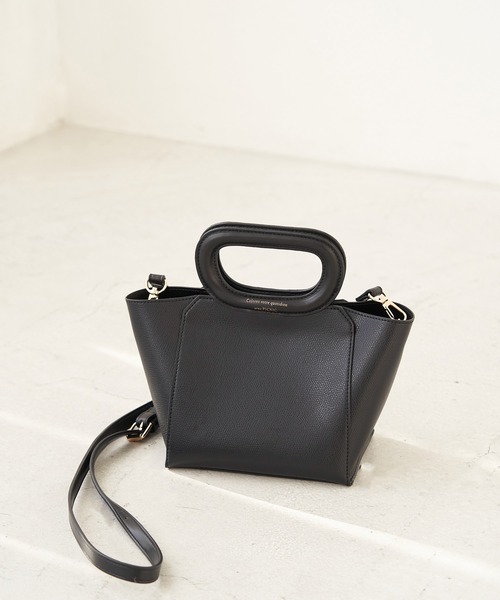 ROPE' PICNIC(ロペピクニック)の「オーバルハンドルミニトート&ショルダーバッグ(ショルダーバッグ・レディース・ブラック/キナリ/グリーン系その他/オレンジ・FREE)」の3枚目の写真