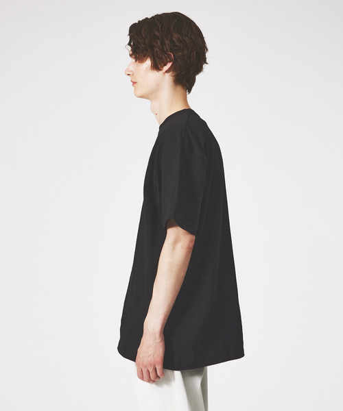 ABAHOUSE(アバハウス)の「【IN THE CITY】スモール ロゴTシャツ(Tシャツ/カットソー・メンズ・ホワイト/ブラック/パープル/ブルー/グレイッシュブルー/ピンク/ベージュ・44/46/48)」の9枚目の写真