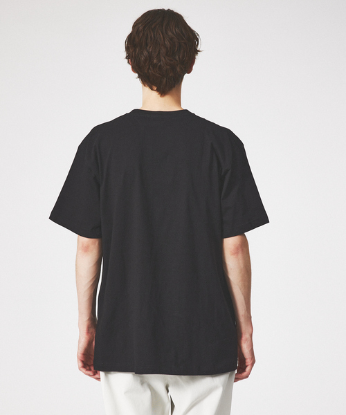 ABAHOUSE(アバハウス)の「【IN THE CITY】スモール ロゴTシャツ(Tシャツ/カットソー・メンズ・ホワイト/ブラック/パープル/ブルー/グレイッシュブルー/ピンク/ベージュ・44/46/48)」の10枚目の写真