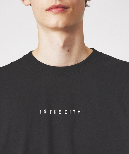 ABAHOUSE(アバハウス)の「【IN THE CITY】スモール ロゴTシャツ(Tシャツ/カットソー・メンズ・ホワイト/ブラック/パープル/ブルー/グレイッシュブルー/ピンク/ベージュ・44/46/48)」の11枚目の写真