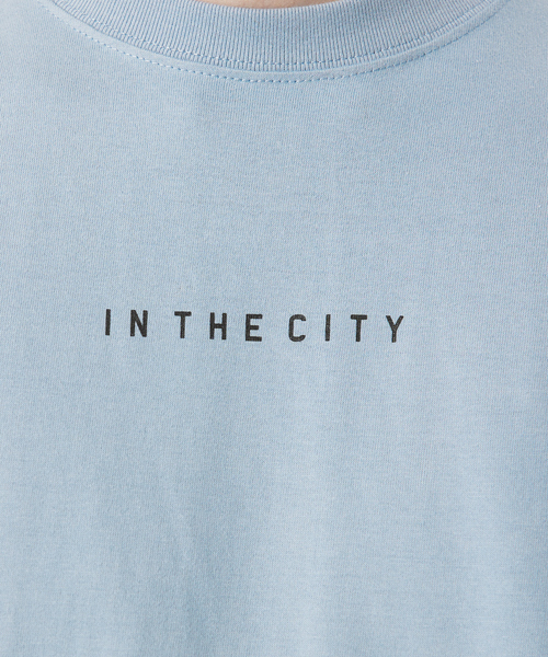 ABAHOUSE(アバハウス)の「【IN THE CITY】スモール ロゴTシャツ(Tシャツ/カットソー・メンズ・ホワイト/ブラック/パープル/ブルー/グレイッシュブルー/ピンク/ベージュ・44/46/48)」の15枚目の写真