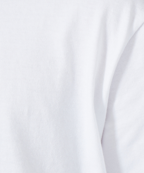 ABAHOUSE(アバハウス)の「【IN THE CITY】スモール ロゴTシャツ(Tシャツ/カットソー・メンズ・ホワイト/ブラック/パープル/ブルー/グレイッシュブルー/ピンク/ベージュ・44/46/48)」の17枚目の写真