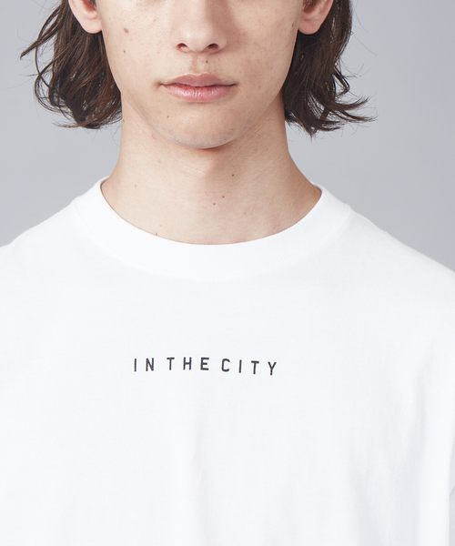 ABAHOUSE(アバハウス)の「【IN THE CITY】スモール ロゴTシャツ(Tシャツ/カットソー・メンズ・ホワイト/ブラック/パープル/ブルー/グレイッシュブルー/ピンク/ベージュ・44/46/48)」の18枚目の写真
