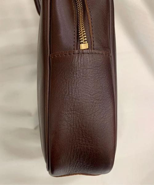fig london グランマハンドバッグ 本革 ミニボストンバッグ ブラウン fig London(フィグロンドン)の「grandma hand bag
