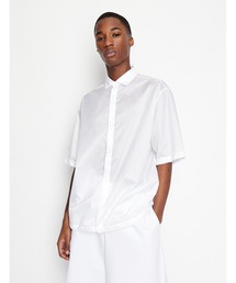ARMANI EXCHANGE | 【A|X アルマーニ エクスチェンジ】A|Xロゴ　ポリエステル半袖シャツ/OVER(シャツ/ブラウス)