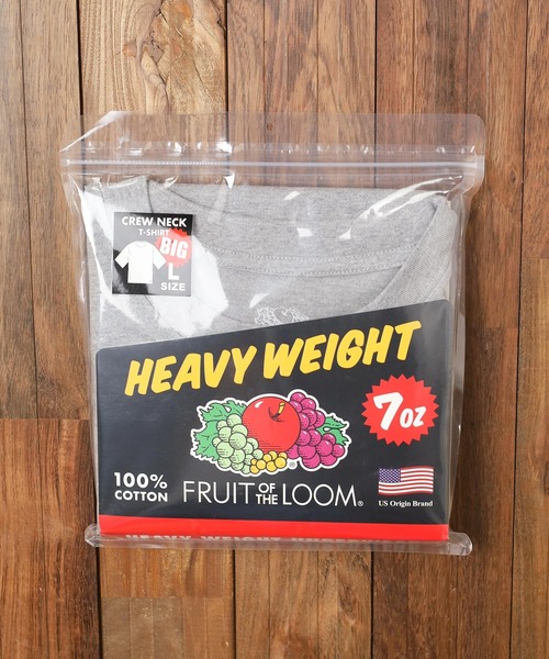 FRUIT OF THE LOOM(フルーツオブザルーム)の「【78】【FRUIT OF THE LOOM】7oz HEAVY WEIGHT BIG T(Tシャツ/カットソー・レディース・ホワイト/ブラック/杢グレー/カーキ・MEDIUM/LARGE/X-LARGE)」の8枚目の写真