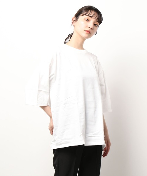 FRUIT OF THE LOOM(フルーツオブザルーム)の「【78】【FRUIT OF THE LOOM】7oz HEAVY WEIGHT BIG T(Tシャツ/カットソー・レディース・ホワイト/ブラック/杢グレー/カーキ・MEDIUM/LARGE/X-LARGE)」の13枚目の写真