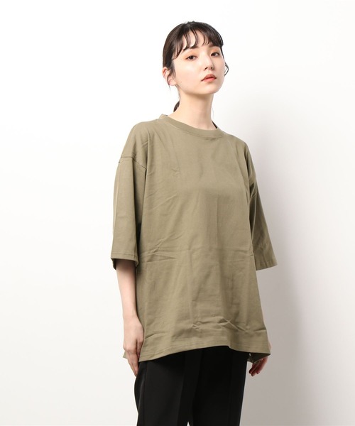 FRUIT OF THE LOOM(フルーツオブザルーム)の「【78】【FRUIT OF THE LOOM】7oz HEAVY WEIGHT BIG T(Tシャツ/カットソー・レディース・ホワイト/ブラック/杢グレー/カーキ・MEDIUM/LARGE/X-LARGE)」の14枚目の写真