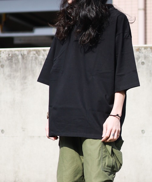 FRUIT OF THE LOOM(フルーツオブザルーム)の「【78】【FRUIT OF THE LOOM】7oz HEAVY WEIGHT BIG T(Tシャツ/カットソー・レディース・ホワイト/ブラック/杢グレー/カーキ・MEDIUM/LARGE/X-LARGE)」の11枚目の写真