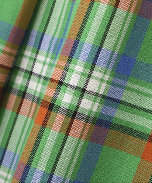 FREE'S MART（フリーズマート）の「◆カラーチェックタックフレアスカート（スカート・レディース・ブルー/グリーン・SMALL/MEDIUM）」の10枚目の写真