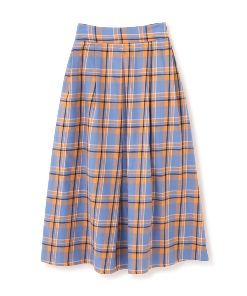 FREE'S MART（フリーズマート）の「◆カラーチェックタックフレアスカート（スカート・レディース・ブルー/グリーン・SMALL/MEDIUM）」の17枚目の写真