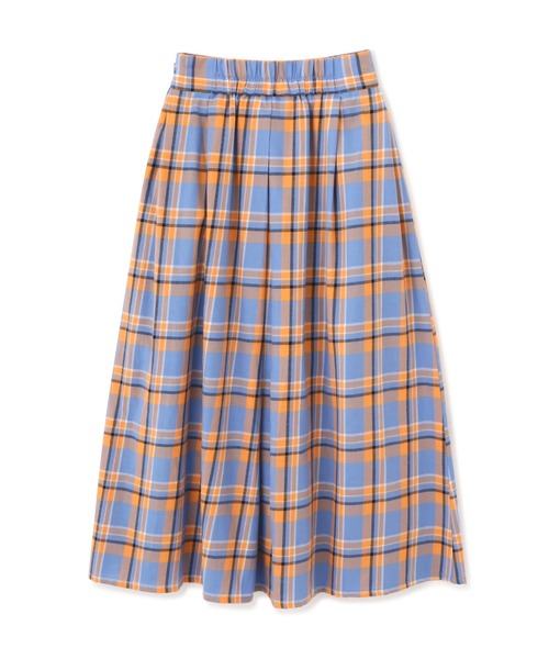 FREE'S MART（フリーズマート）の「◆カラーチェックタックフレアスカート（スカート・レディース・ブルー/グリーン・SMALL/MEDIUM）」の18枚目の写真