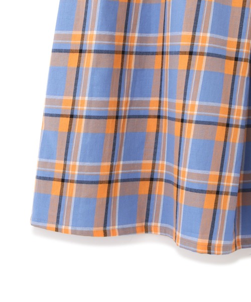 FREE'S MART（フリーズマート）の「◆カラーチェックタックフレアスカート（スカート・レディース・ブルー/グリーン・SMALL/MEDIUM）」の21枚目の写真