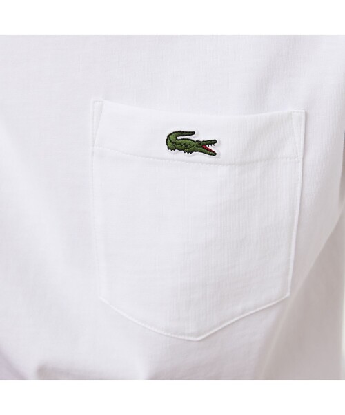 LACOSTE L!VE（ラコステライブ）の「ラコステライブ バックプリントポケットTシャツ（Tシャツ/カットソー・メンズ・ブラック/ホワイト/グレー/スカイブルー・L/S/M/LL/XS）」の22枚目の写真