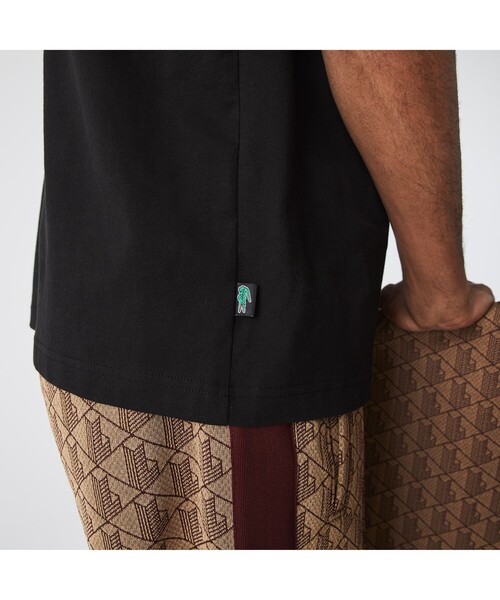 LACOSTE L!VE（ラコステライブ）の「ラコステライブ バックプリントポケットTシャツ（Tシャツ/カットソー・メンズ・ブラック/ホワイト/グレー/スカイブルー・L/S/M/LL/XS）」の12枚目の写真