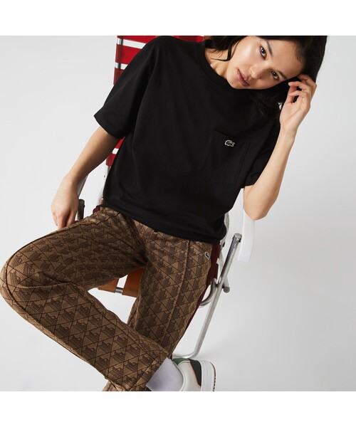 LACOSTE L!VE（ラコステライブ）の「ラコステライブ バックプリントポケットTシャツ（Tシャツ/カットソー・メンズ・ブラック/ホワイト/グレー/スカイブルー・L/S/M/LL/XS）」の11枚目の写真