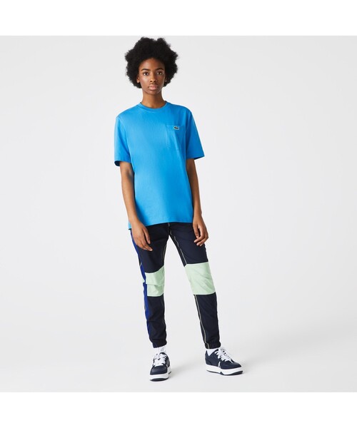 LACOSTE L!VE（ラコステライブ）の「ラコステライブ バックプリントポケットTシャツ（Tシャツ/カットソー・メンズ・ブラック/ホワイト/グレー/スカイブルー・L/S/M/LL/XS）」の7枚目の写真