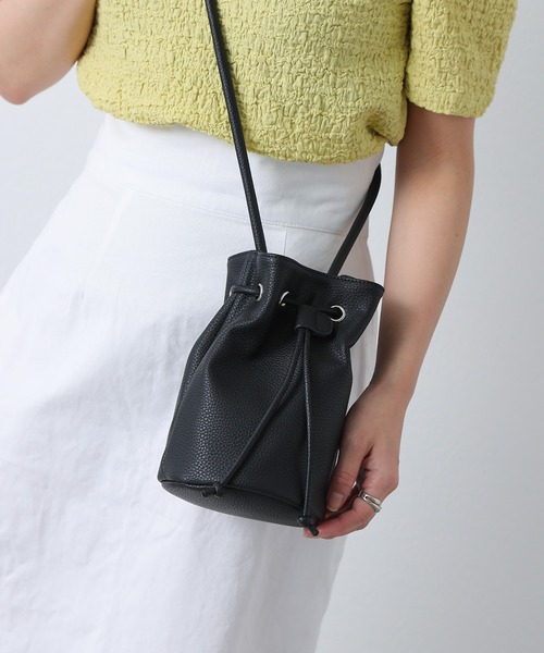 COLONY 2139(コロニートゥーワンスリーナイン)の「巾着ショルダーバッグ/ユニセックス(ショルダーバッグ・メンズ・グレー/ブラック・FREE)」の16枚目の写真