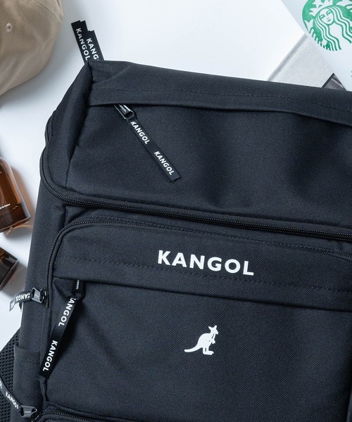 セール】【KANGOL】ビッグポケットスクエアバックパック