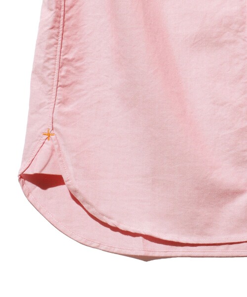 BEAMS PLUS（ビームスプラス）の「オックスフォード ショートスリーブ ボタンダウン シャツ（シャツ/ブラウス・メンズ・イエロー/ピンク/サックスブルー/ホワイト・X-LARGE/LARGE/MEDIUM/SMALL/X-SMALL）」の20枚目の写真