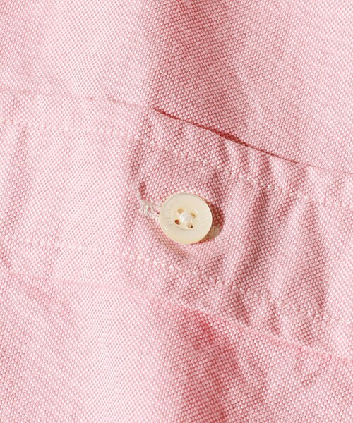 BEAMS PLUS（ビームスプラス）の「オックスフォード ショートスリーブ ボタンダウン シャツ（シャツ/ブラウス・メンズ・イエロー/ピンク/サックスブルー/ホワイト・X-LARGE/LARGE/MEDIUM/SMALL/X-SMALL）」の18枚目の写真