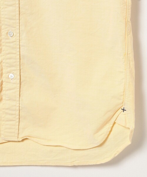 BEAMS PLUS（ビームスプラス）の「オックスフォード ショートスリーブ ボタンダウン シャツ（シャツ/ブラウス・メンズ・イエロー/ピンク/サックスブルー/ホワイト・X-LARGE/LARGE/MEDIUM/SMALL/X-SMALL）」の13枚目の写真