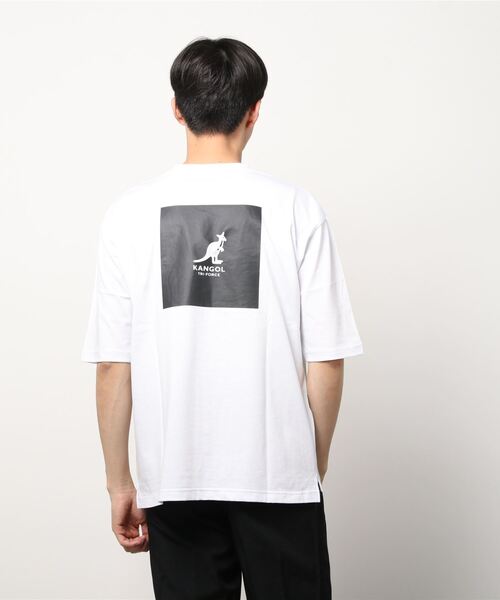 KANGOL（カンゴール）の「カンゴール KANGOL コットンTシャツ（Tシャツ/カットソー・メンズ・ブラック/ホワイト・M/LL/S/L）」の4枚目の写真