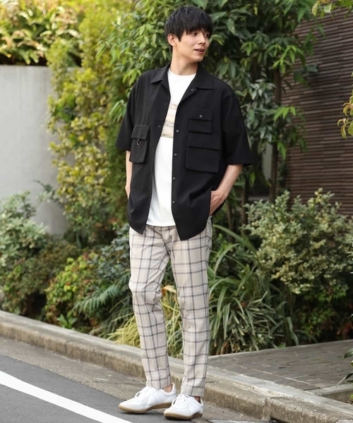 a.v.v（アーヴェヴェ）の「フィッシングワイドシャツ（シャツ/ブラウス・メンズ・ブラック・46/48）」の3枚目の写真