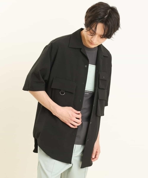 a.v.v（アーヴェヴェ）の「フィッシングワイドシャツ（シャツ/ブラウス・メンズ・ブラック・46/48）」の11枚目の写真