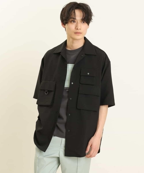 a.v.v（アーヴェヴェ）の「フィッシングワイドシャツ（シャツ/ブラウス・メンズ・ブラック・46/48）」の12枚目の写真