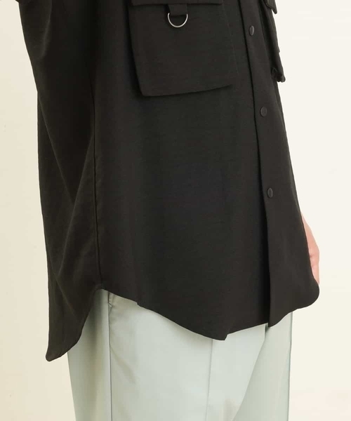 a.v.v（アーヴェヴェ）の「フィッシングワイドシャツ（シャツ/ブラウス・メンズ・ブラック・46/48）」の18枚目の写真