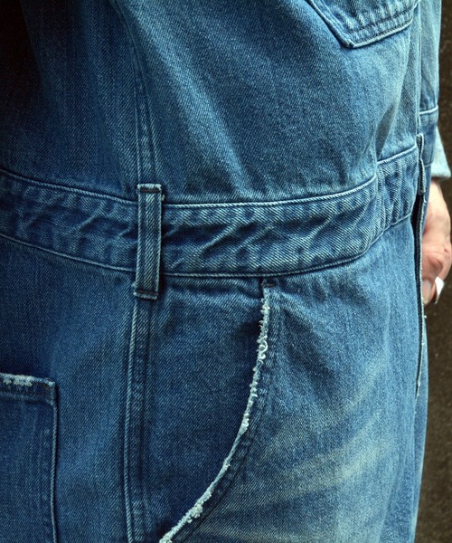 Johnbull（ジョンブル）の「12オンスデニムオールインワン（つなぎ