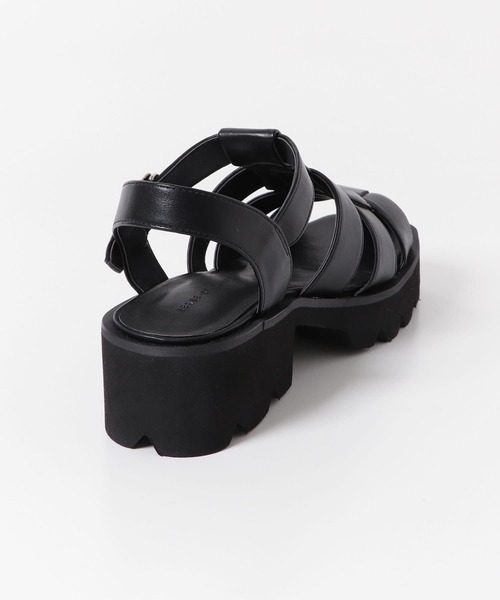 SENSE OF PLACE by URBAN RESEARCH（センスオブプレイスバイアーバンリサーチ）の「ボリュームソールグルカサンダル（サンダル・レディース・ホワイト/ブラック・LARGE/MEDIUM/SMALL）」の10枚目の写真