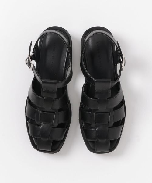 SENSE OF PLACE by URBAN RESEARCH（センスオブプレイスバイアーバンリサーチ）の「ボリュームソールグルカサンダル（サンダル・レディース・ホワイト/ブラック・LARGE/MEDIUM/SMALL）」の3枚目の写真