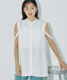 PUBLIC TOKYO | ジャガードドレスシャツブラウス(シャツ/ブラウス)