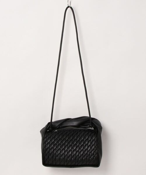 DouDou（ドゥドゥ）の「ツイストハンドルミニバッグ（ショルダーバッグ・レディース・ブラック/イエロー/アイボリー・FREE）」の18枚目の写真