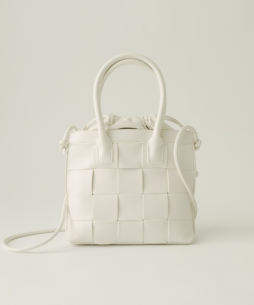 loti（ロティ）の「WEB限定 loti メッシュ巾着ショルダーBAG（ショルダーバッグ・レディース・オフホワイト/ブラック/グリーン・FREE）」の13枚目の写真