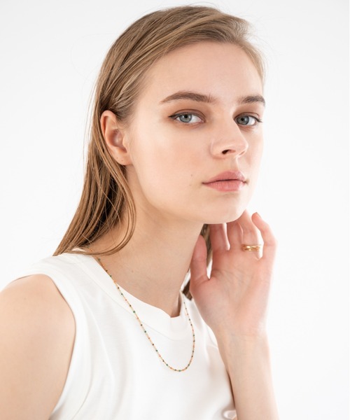 Alexia Stam アリシア スタン プレート ネックレス ゴールド Alexia Stam アリシア スタン プレート ネックレス ゴールド